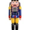 German Nutcracker King Blue, Height 50 Cm / 20 Inch, Original Erzgebirge By Seiffener Volkskunst 1 German Nutcracker King Blue, Height 50 Cm / 20 Inch, Original Erzgebirge By Seiffener Volkskunst -Modern cuckoo clocks Store sv 11701 2