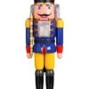 German Nutcracker King Blue, Height 60 Cm / 24 Inch, Original Erzgebirge By Seiffener Volkskunst -Modern cuckoo clocks Store sv 11801 2