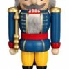 German Nutcracker King Blue, Height 25 Cm / 10 Inch, Original Erzgebirge By Seiffener Volkskunst SV 11951/2 2 German Nutcracker King Blue, Height 25 Cm / 10 Inch, Original Erzgebirge By Seiffener Volkskunst SV 11951/2 -Modern cuckoo clocks Store sv 11951 2