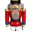 German Nutcracker Hussar Red, Height 28 Cm / 11 Inch, Original Erzgebirge By Seiffener Volkskunst -Modern cuckoo clocks Store sv 11952 1