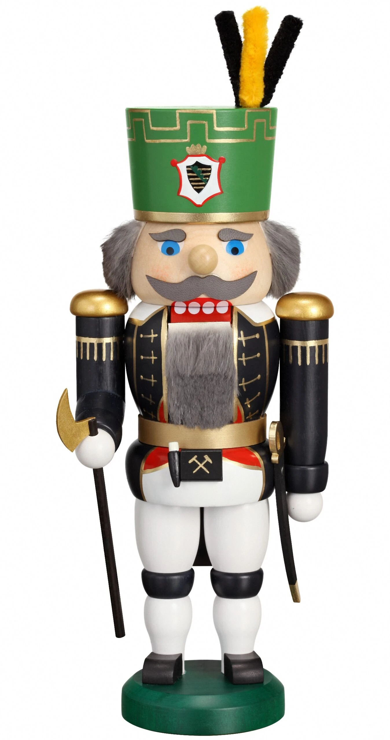 German Nutcracker Master Of The Mountain, Height 28 Cm / 11 Inch, Original Erzgebirge By Seiffener Volkskunst SV 11956 3 German Nutcracker Master Of The Mountain, Height 28 Cm / 11 Inch, Original Erzgebirge By Seiffener Volkskunst SV 11956