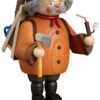 German Incense Smoker Forest Worker, Height 19 Cm / 8 Inch, Original Erzgebirge By Seiffener Volkskunst SV 12661 2 German Incense Smoker Forest Worker, Height 19 Cm / 8 Inch, Original Erzgebirge By Seiffener Volkskunst SV 12661 -Modern cuckoo clocks Store sv 12661