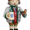 German Incense Smoker Bavarian, Height 19 Cm / 8 Inch, Original Erzgebirge By Seiffener Volkskunst SV 12663