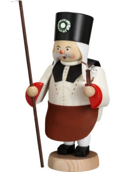 German Incense Smoker Ironworker, Height 21 Cm / 8 Inch, Original Erzgebirge By Seiffener Volkskunst SV 12665