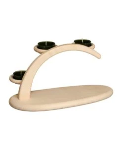 German Candle Arch, Length 25 Cm / 10 Inch, Natural, Original Erzgebirge By Seiffener Volkskunst SV 15300