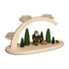 German Candle Arch, Length 25 Cm / 10 Inch, Natural, Original Erzgebirge By Seiffener Volkskunst SV 15303 1 German Candle Arch, Length 25 Cm / 10 Inch, Natural, Original Erzgebirge By Seiffener Volkskunst SV 15303 -Modern cuckoo clocks Store sv 15303