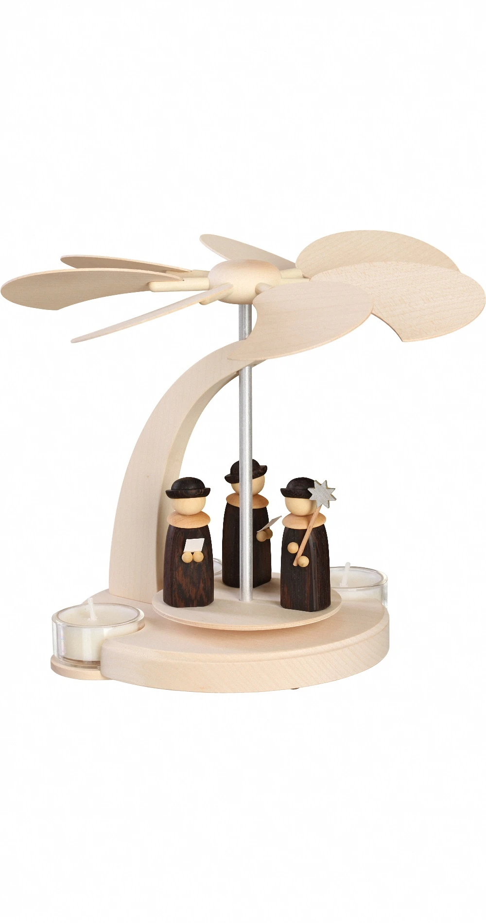 German Christmas Pyramid, Christmas Choir, Height 18 Cm / 7 Inch, Original Erzgebirge By Seiffener Volkskunst 3 German Christmas Pyramid, Christmas Choir, Height 18 Cm / 7 Inch, Original Erzgebirge By Seiffener Volkskunst