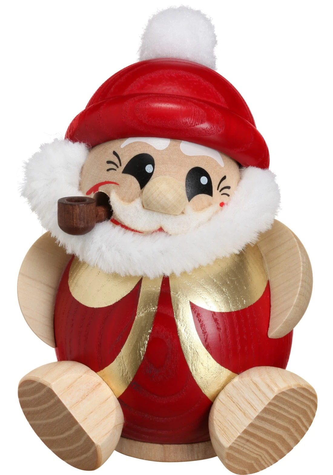 German Incense Smoker Santa Claus, Height 11 Cm / 4 Inch, Original Erzgebirge By Seiffener Volkskunst SV 19182 3 German Incense Smoker Santa Claus, Height 11 Cm / 4 Inch, Original Erzgebirge By Seiffener Volkskunst SV 19182