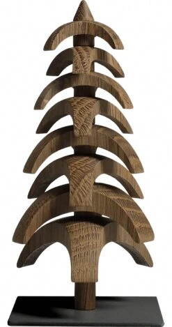 Tree To Turn, Smoked Oak, 15 Cm / 6 Inch, Original Erzgebirge By Seiffener Volkskunst