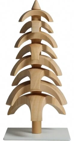 Tree To Turn, Cherry Wood, 15 Cm / 6 Inch, Original Erzgebirge By Seiffener Volkskunst