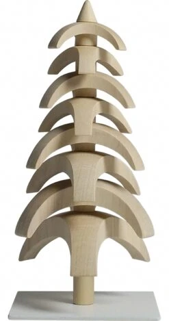 Tree To Turn, Hornbeam Wood, 15 Cm / 6 Inch, Original Erzgebirge By Seiffener Volkskunst