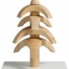 Tree To Turn, Cherry Wood, 8 Cm / 6 Inch, Original Erzgebirge By Seiffener Volkskunst