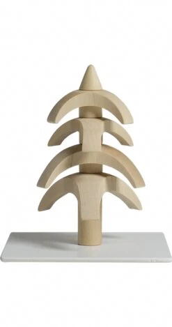 Tree To Turn, Hornbeam Wood, 8 Cm / 3 Inch, Original Erzgebirge By Seiffener Volkskunst