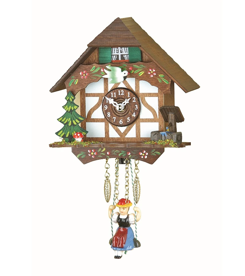 Kuckulino Black Forest Clock Black Forest House With Quartz Movement And Cuckoo ChimeTU 2006 SQ 2 Kuckulino Black Forest Clock Black Forest House With Quartz Movement And Cuckoo ChimeTU 2006 SQ