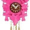 Kuckulino Black Forest Clock With Quartz Movement And Cuckoo Chime, PinkTU 2015 PQ Pink 1 Kuckulino Black Forest Clock With Quartz Movement And Cuckoo Chime, PinkTU 2015 PQ Pink -Modern cuckoo clocks Store tu 2015 pq pink