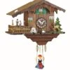 Kuckulino BlackForest Clock Swiss House With Quartz Movement And Cuckoo Chime, Turning DancersTU 2019 SQ -Modern cuckoo clocks Store tu 2019 sq