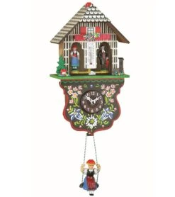 Kuckulino Black Forest Clock Weather House With Quartz Movement And Cuckoo ChimeTU 2025 SQ