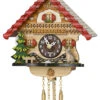 Kuckulino Black Forest Clock With Quartz Movement And Cuckoo ChimeTU 2056 PQ