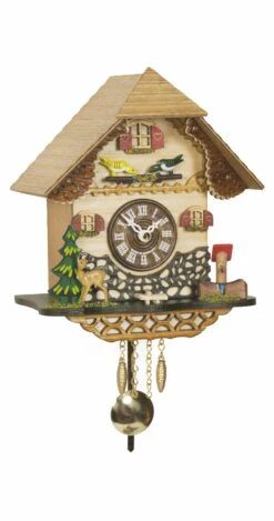 Kuckulino Black Forest Clock Black Forest House With Quartz Movement And Cuckoo ChimeTU 2059 PQ