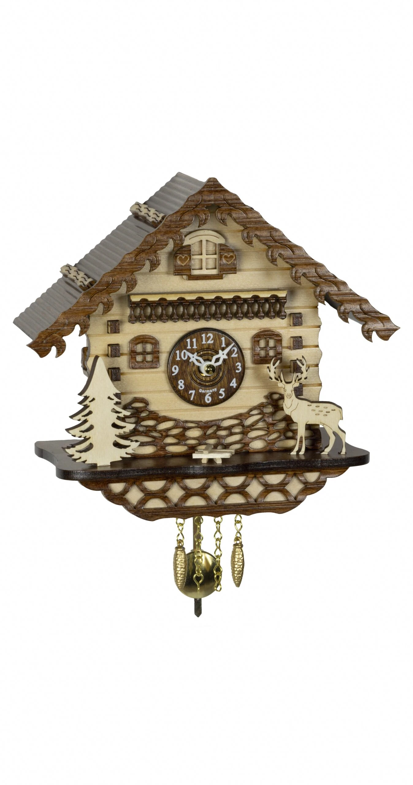 Kuckulino Black Forest Clock Black Forest House With Quartz Movement And Cuckoo Chime TU 2064 PQ 3 Kuckulino Black Forest Clock Black Forest House With Quartz Movement And Cuckoo Chime TU 2064 PQ