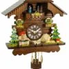 Black Forest Clock Black Forest House, Turning Dancers, No Cuckoo Call 2 Black Forest Clock Black Forest House, Turning Dancers, No Cuckoo Call -Modern cuckoo clocks Store tu 261 pq