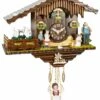 Black Forest Clock Swiss House With Turning Goats, No Cuckoo Call 1 Black Forest Clock Swiss House With Turning Goats, No Cuckoo Call -Modern cuckoo clocks Store tu 281 sq