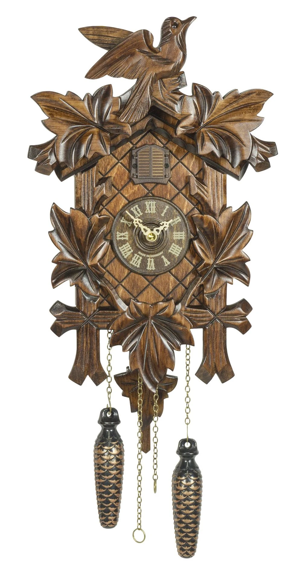 Quartz Cuckoo Clock5-leaves, Bird TU 350 Q 3 Quartz Cuckoo Clock5-leaves, Bird TU 350 Q