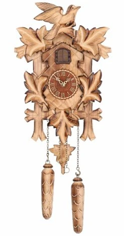Quartz Cuckoo Clock5 Leaves, Bird, With Music TU 374 QM HZZG