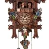 Quartz Cuckoo Clock5 Leaves, Birds, With Music And Moving Dancers 2 Quartz Cuckoo Clock5 Leaves, Birds, With Music And Moving Dancers -Modern cuckoo clocks Store tu 389 qmt