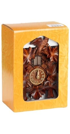 Quartz Cuckoo Clock5 Leaves, Bird, Gift-Boxed TU 412 Q KSV