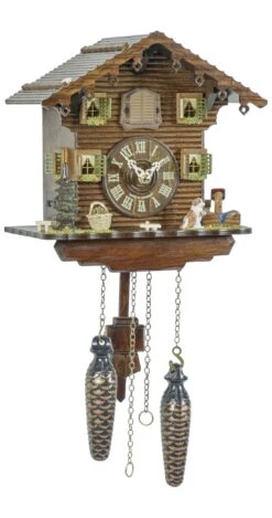 Quartz Cuckoo ClockSwiss House With Music