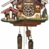 Quartz Cuckoo ClockSwiss House With Weather House And Music