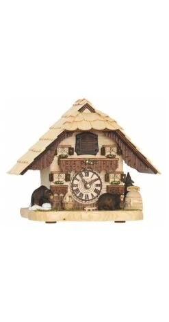 Quartz Table Cuckoo ClockBlackForest House With Music TU 4203 QM