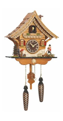 Quartz Cuckoo ClockSwiss House With Music TU 4204 QM