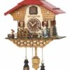 Quartz Cuckoo ClockBlackForest House With Moving BlackForest Woman And Mill Wheel, With Music TU 4215 QM 2 Quartz Cuckoo ClockBlackForest House With Moving BlackForest Woman And Mill Wheel, With Music TU 4215 QM -Modern cuckoo clocks Store tu 4215 qm