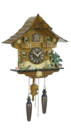 Quartz Cuckoo ClockBlack Forest House TU 436 Q