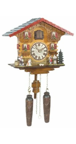 Quartz Cuckoo ClockSwiss House With Music TU 449 QM HZZG