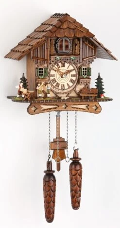 Quartz Cuckoo ClockBlack Forest House TU 451 Q HZZG