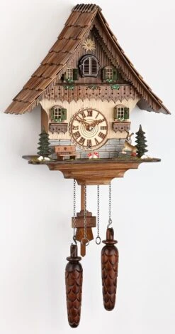 Quartz Cuckoo ClockBlack Forest House TU 454 Q HZZG