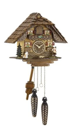 Quartz Cuckoo ClockBlack Forest House TU 459 Q