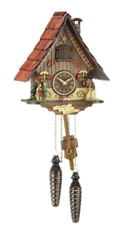 Quartz Cuckoo ClockBlack Forest House TU 466 Q