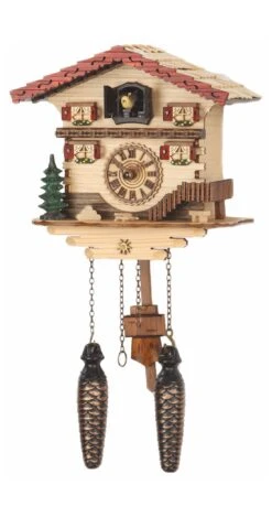 Quartz Cuckoo ClockSwiss House With Music TU 473 QM