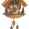 Quartz Cuckoo ClockBlack Forest House With Moving Wood Chopper And Mill Wheel, With Music TU 498 QMT HZZG 2 Quartz Cuckoo ClockBlack Forest House With Moving Wood Chopper And Mill Wheel, With Music TU 498 QMT HZZG -Modern cuckoo clocks Store tu 498 qmt hzzg