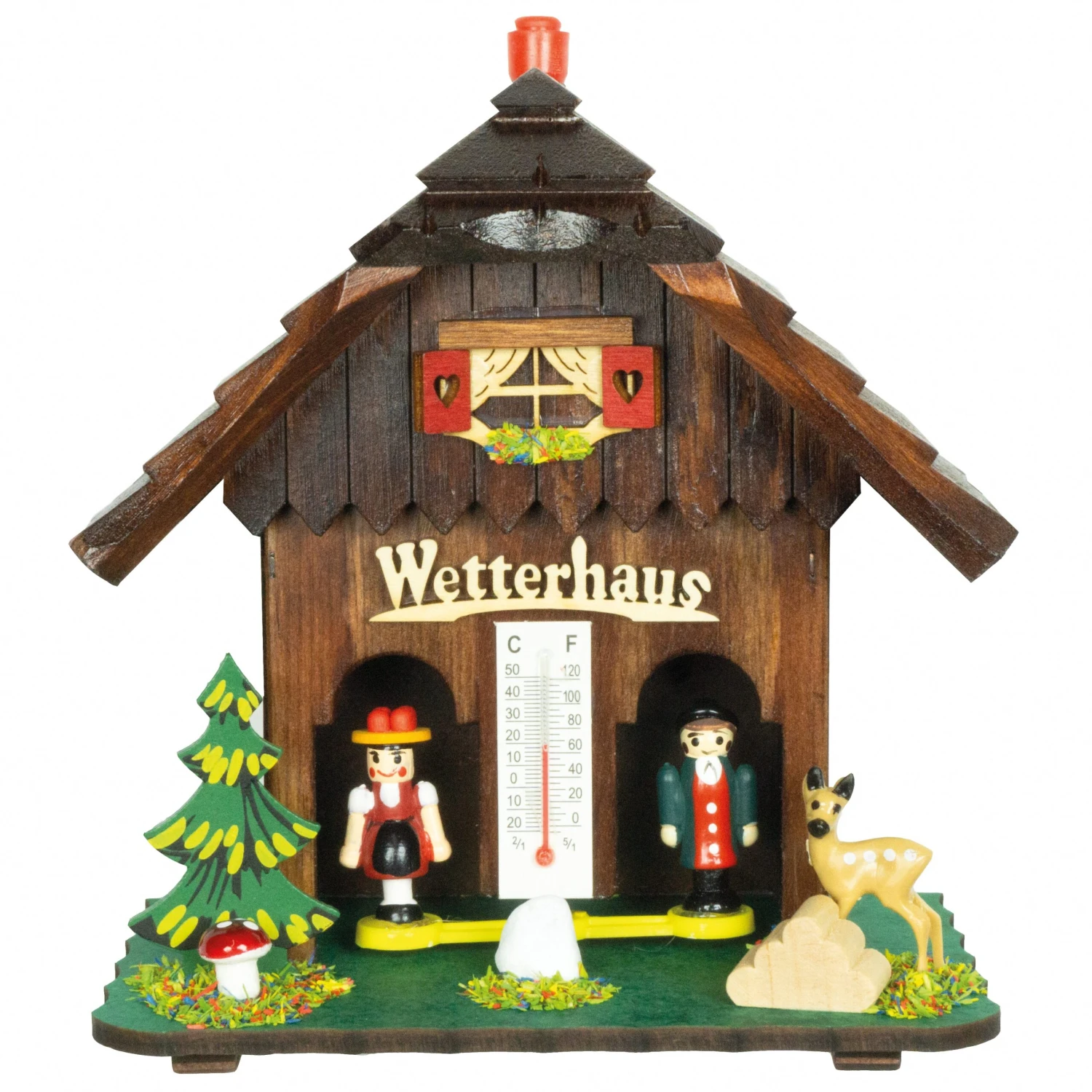 German BlackForest Weather House TU 73 Dunkel 3 German BlackForest Weather House TU 73 Dunkel
