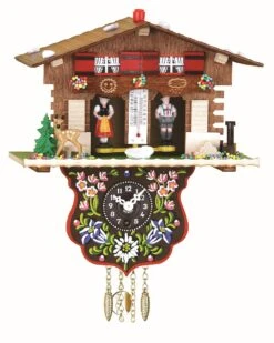 Black Forest Clock Swiss House Weather House