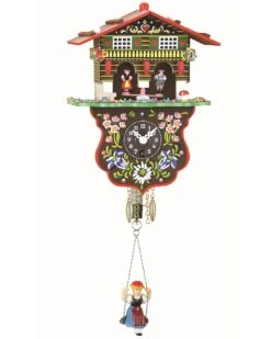 Black Forest Clock Swiss House Weather House TU 808 S
