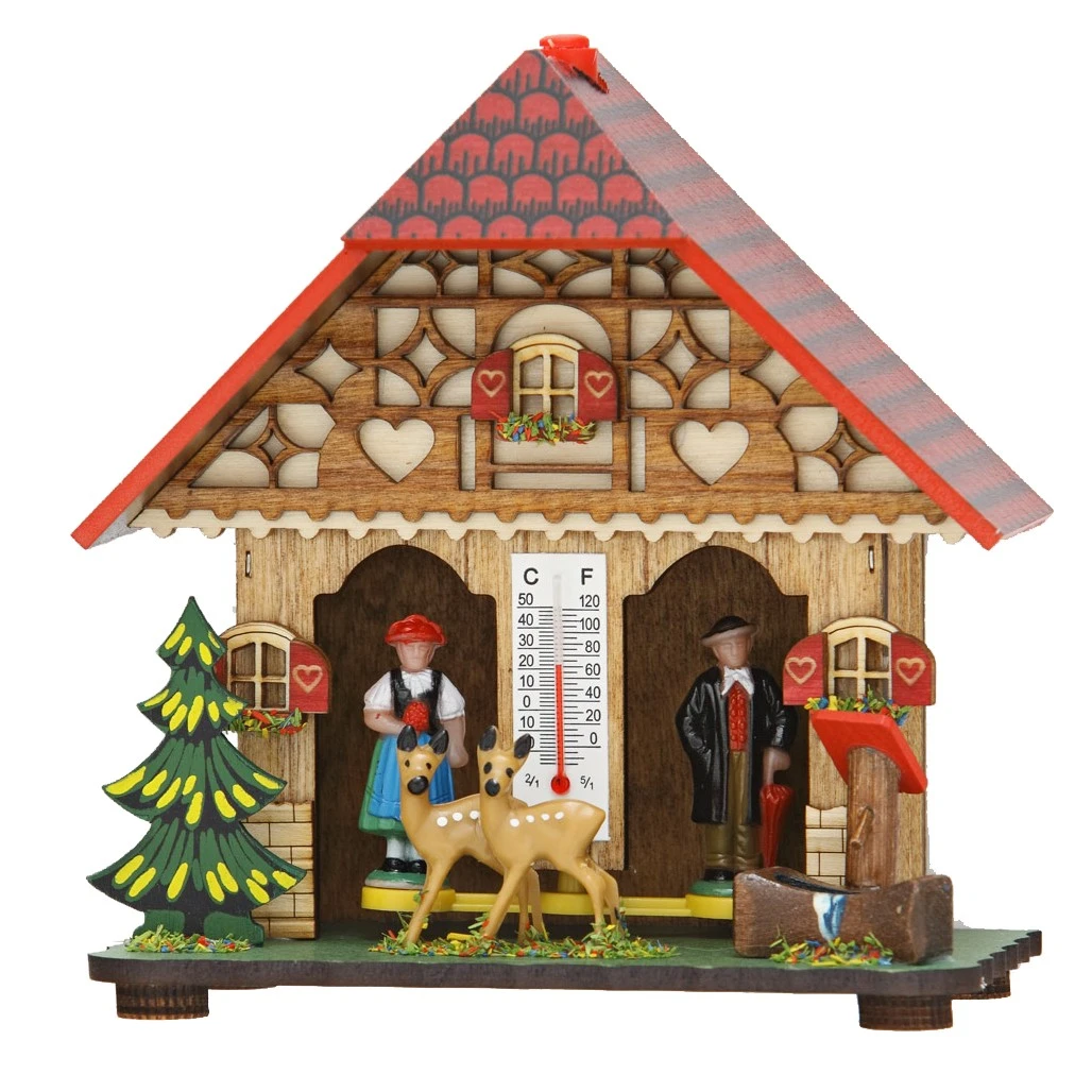 German Black Forest Weather House TU 820 3 German Black Forest Weather House TU 820