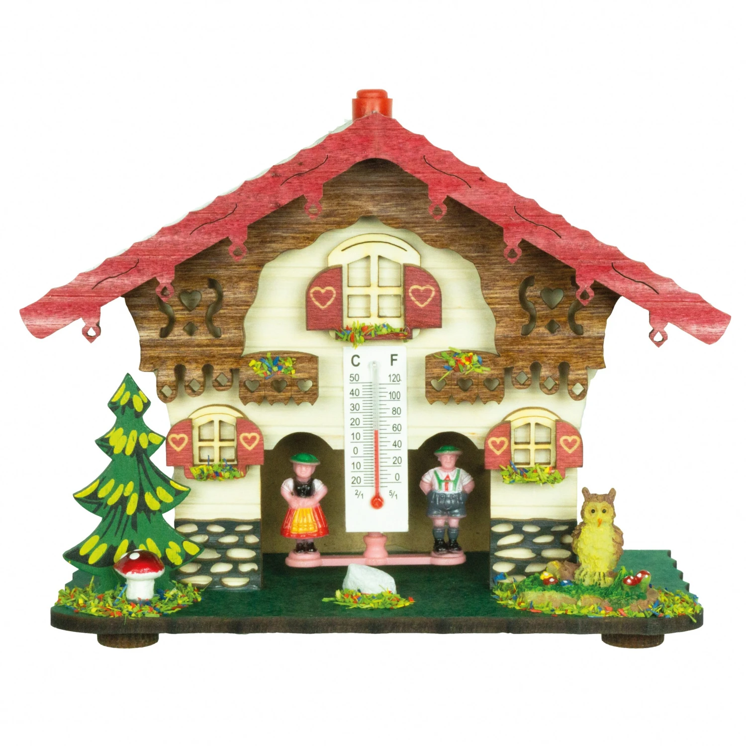 German Black Forest Weather House TU 825 3 German Black Forest Weather House TU 825