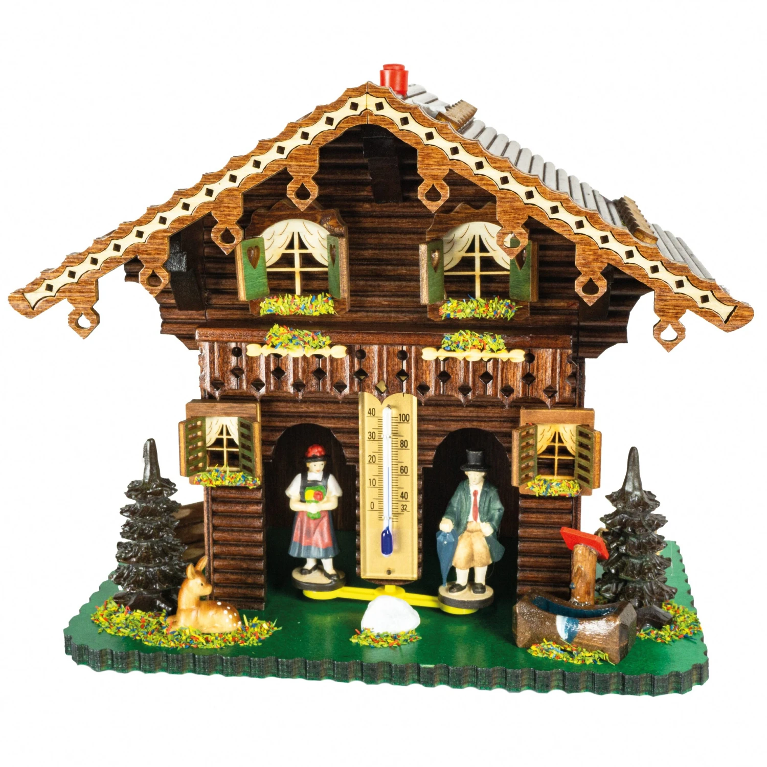 Exclusive German Black Forest Weather House TU 827 3 Exclusive German Black Forest Weather House TU 827