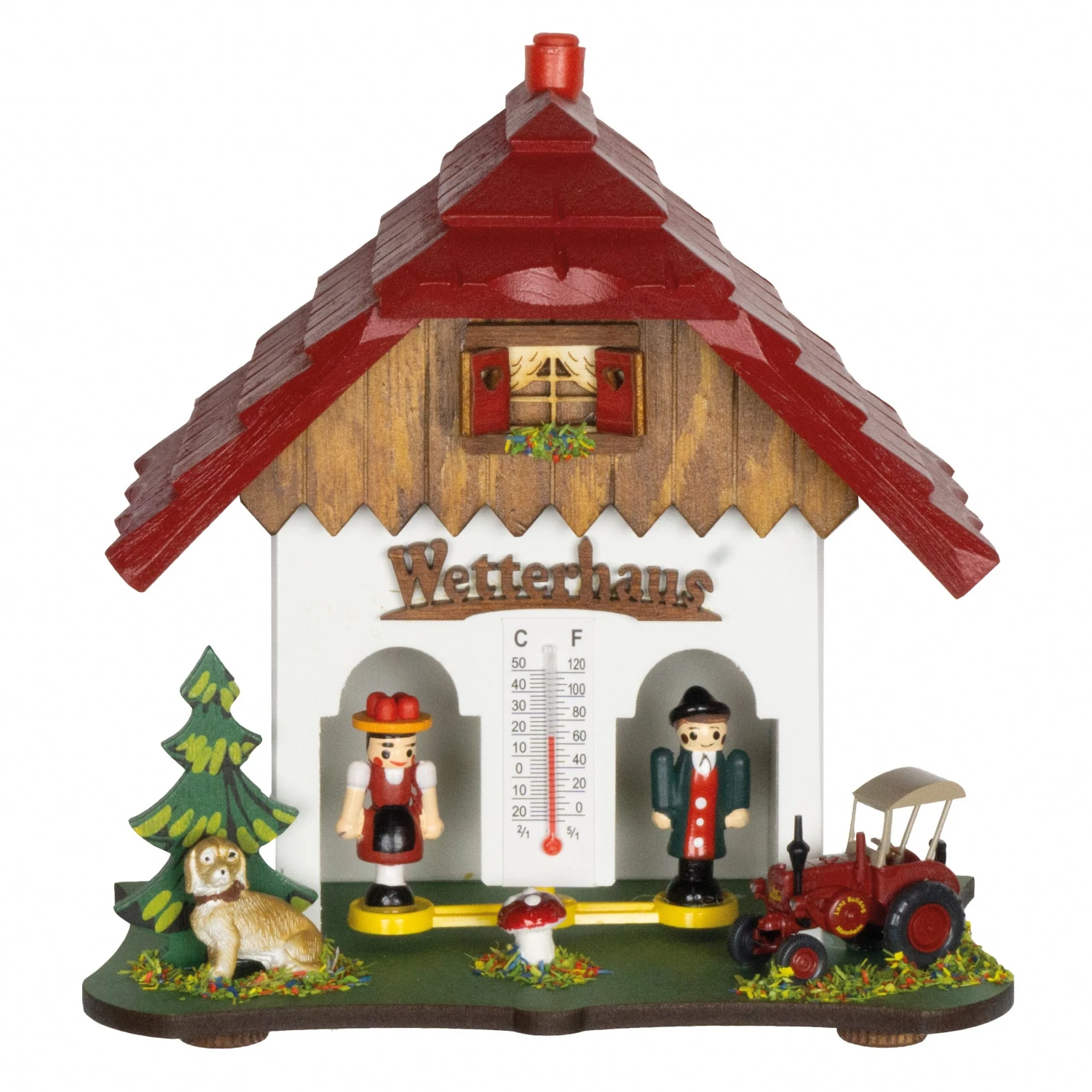 German Black Forest Weather House TU 860 3 German Black Forest Weather House TU 860